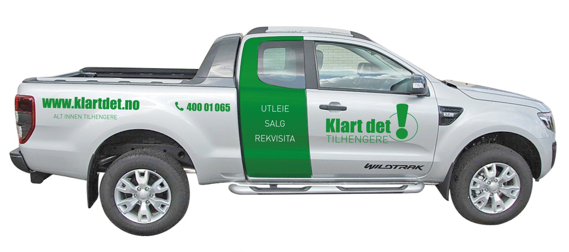 Ford Wildtrak leiebil fra Klart Det